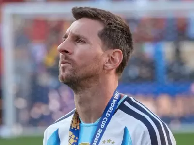 Lionel Messi tras perder la Final del Mundial 2026.