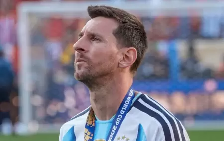 Lionel Messi tras perder la Final del Mundial 2026.