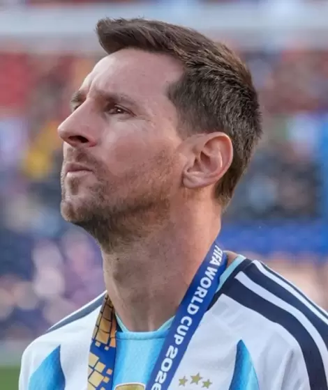 Lionel Messi tras perder la Final del Mundial 2026.