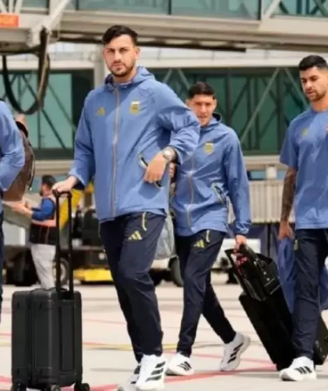 Los futbolistas de la Scaloneta volvieron sin la copa y su familia los banc�.