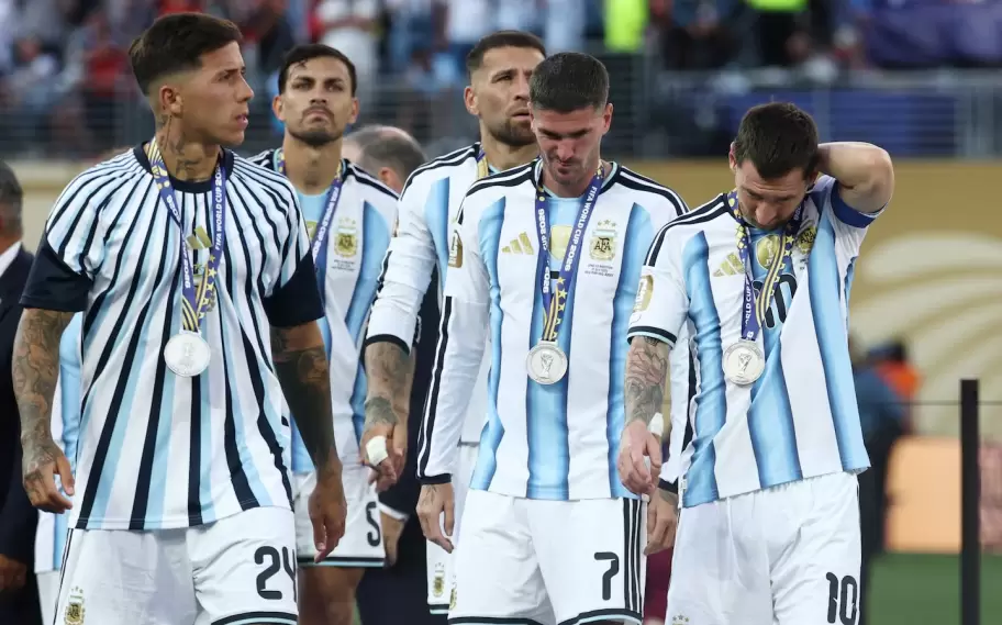 El dolor de la Selección Argentina tras perder contra España
