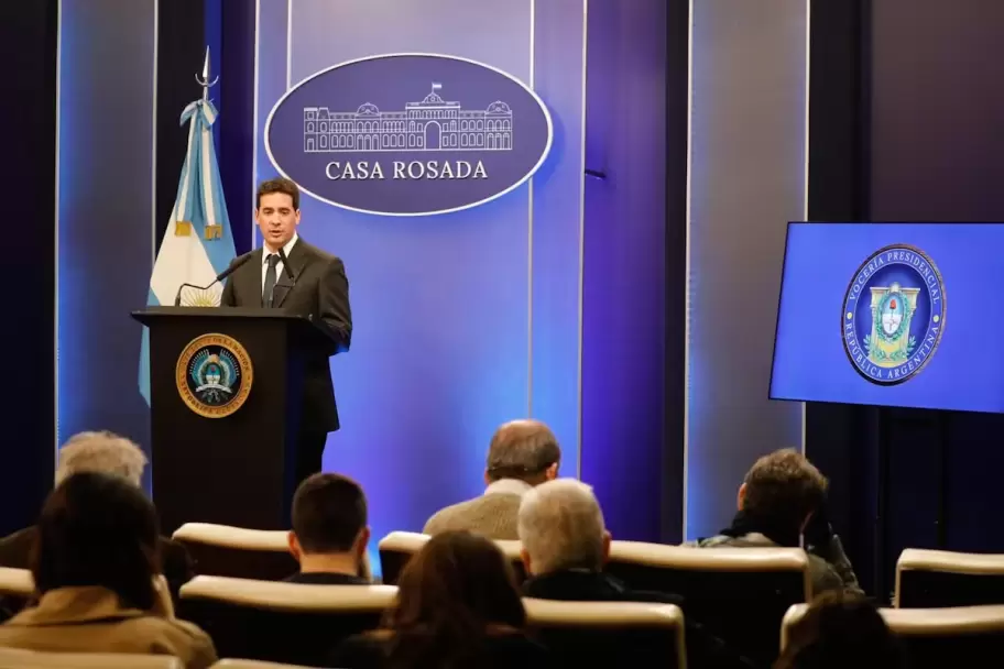 El vocero presidencial, Adrián Ravier