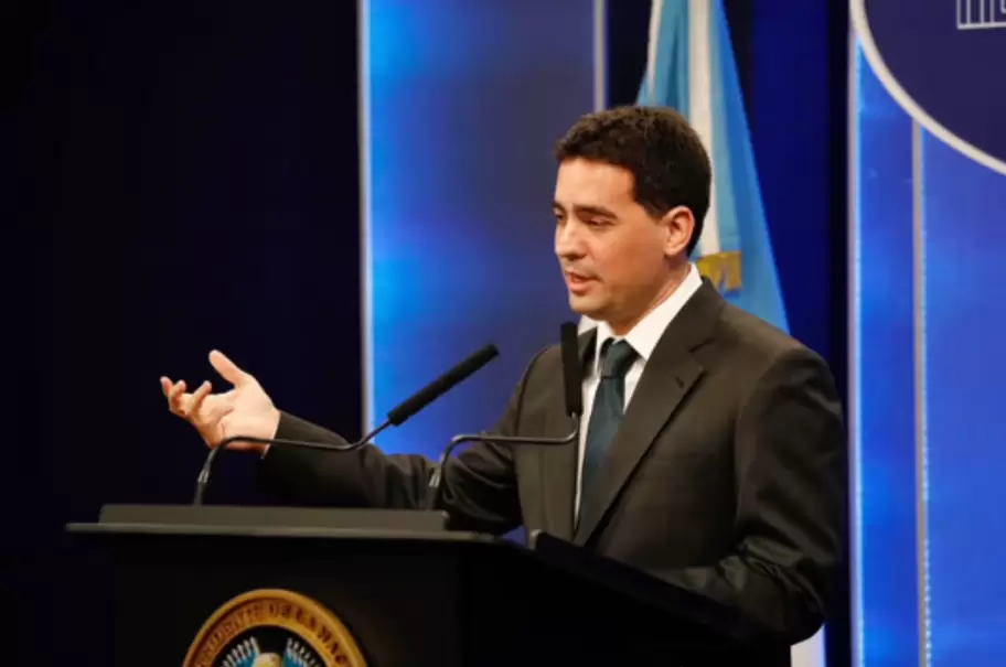 El vocero presidencial, Adrián Ravier