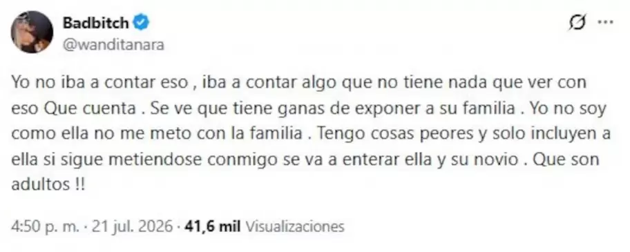 Wanda Nara contra Pochi