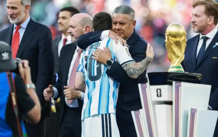 "Chiqui" Tapia con Messi y De Paul en el Mundial 2026