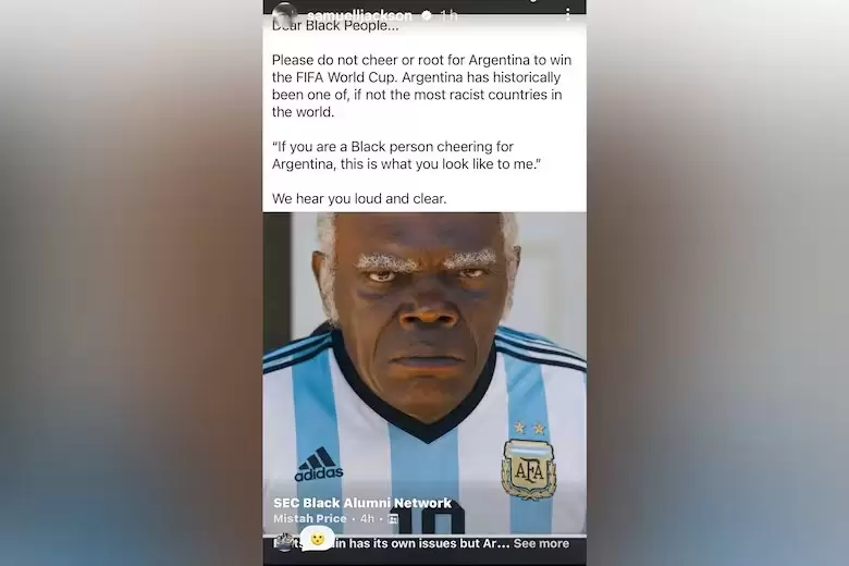 El posteo de Samuel L. Jackson
