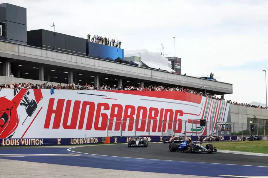 El circuito de Fórmula 1 Hungaroring, donde se corre el Gran Premio de Hungría.