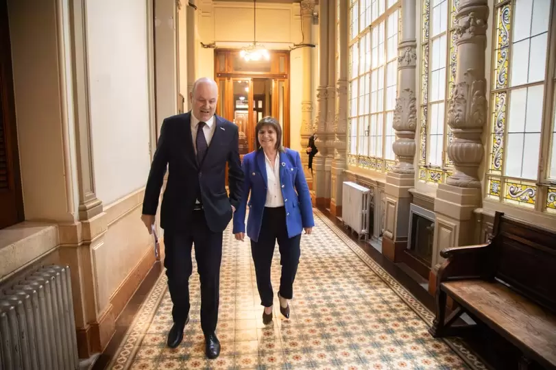 Federico Sturzenegger y Patricia Bullrich