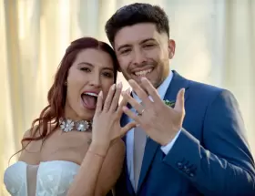 Brian Villalba y Wanda Gonz�lez