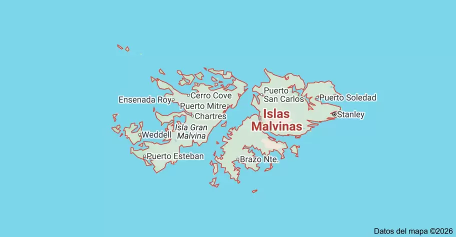Las redes sociales se llenaron de capturas de pantalla que mostraban al archipiélago identificado como "Islas Malvinas" en Google Maps