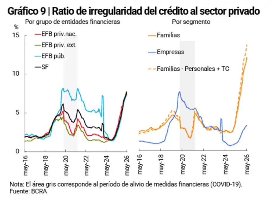 Crece la mora y las familias ya no pueden pagar sus deudas