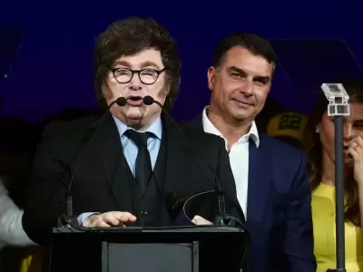 Javier Milei y Fl�vio Bolsonaro