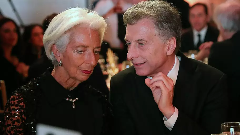 Christine Lagarde y Mauricio Macri