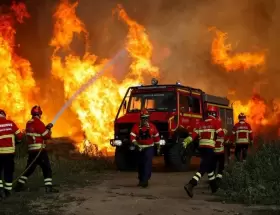 Europa enfrenta una ola hist�rica de incendios