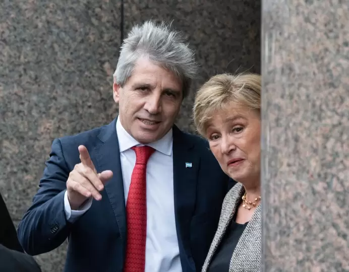 Con fuerte respaldo del FMI, Milei se muestra junto a Georgieva
