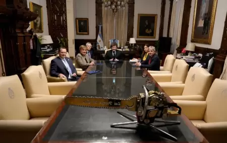 Con fuerte respaldo del FMI, Milei se muestra junto a Georgieva