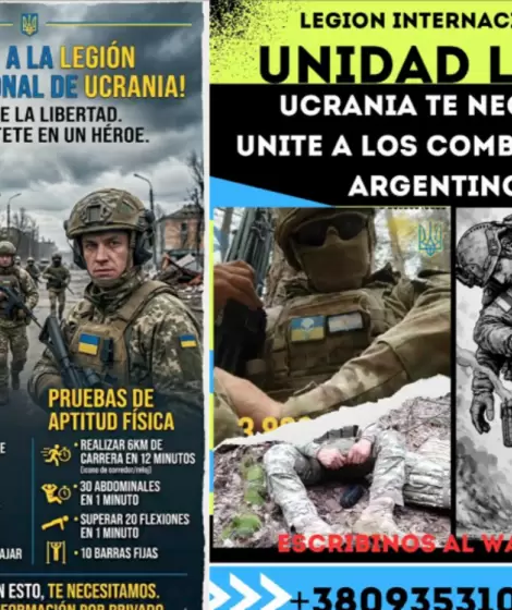 Destaparon la red de trata que "vende" argentinos como carne de ca��n para la guerra en Ucrania