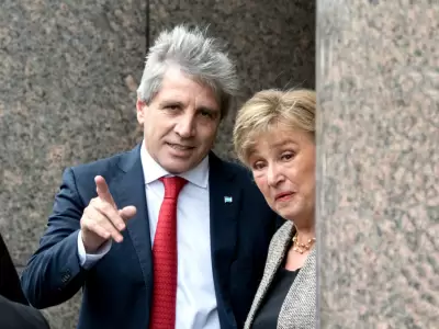 Kristalina Georgieva con Luis Caputo