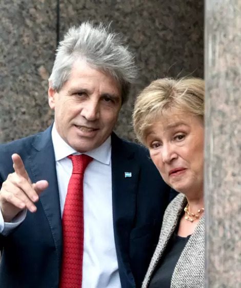 Kristalina Georgieva con Luis Caputo