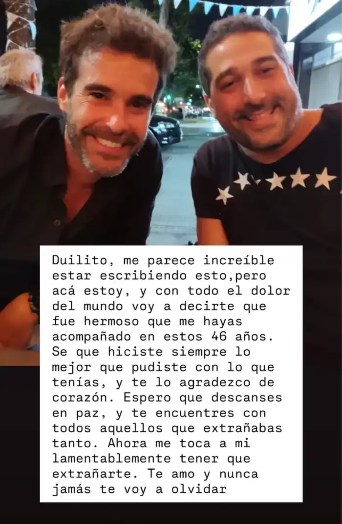 El triste posteo de Nicol�s Cabr�