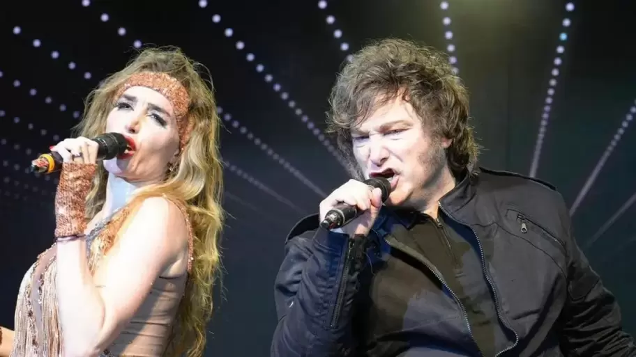 Fátima Flórez y Javier Milei