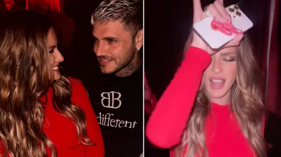 Mauro Icardi y la China Suárez en la Bresh