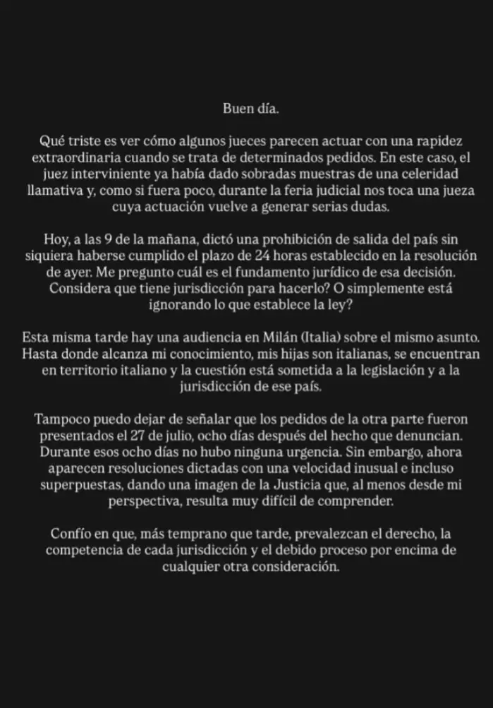 El descargo de Mauro Icardi