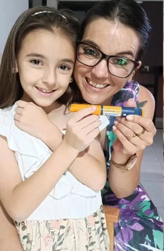 Emma y su mamá, Daiana