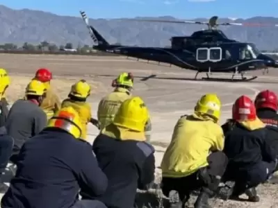 Tragedia en San Juan: rescatan uno a uno los cuerpos del helic�ptero siniestrado