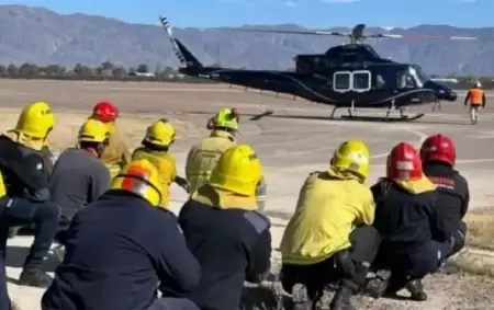 Tragedia en San Juan: rescatan uno a uno los cuerpos del helic�ptero siniestrado