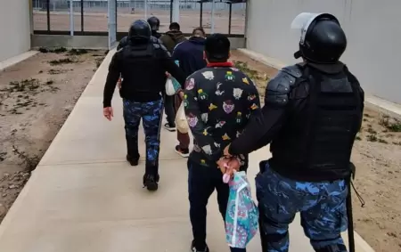 As� informaron sobre el traslado de los cinco detenidos que aparecieron en un streaming desde una c�rcel de Mendoza.