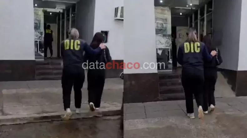 Así detuvieron a Victoria Luz Cantero