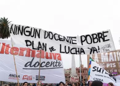 Paro docente en el regreso a clases