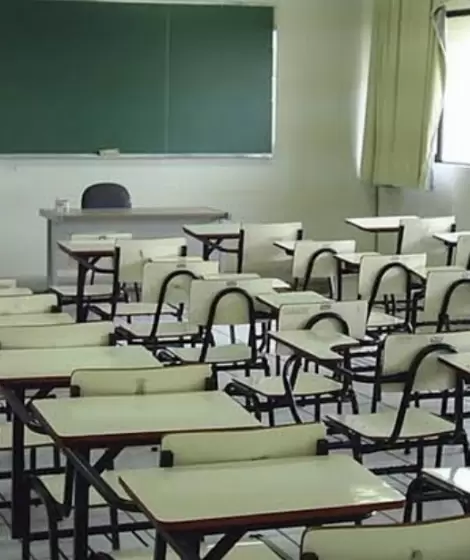 Aulas vac�as y acatamiento masivo al paro de CTERA del lunes 3 de agosto.