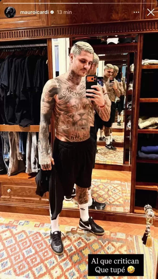 Icardi tiró un palito a Wanda Nara