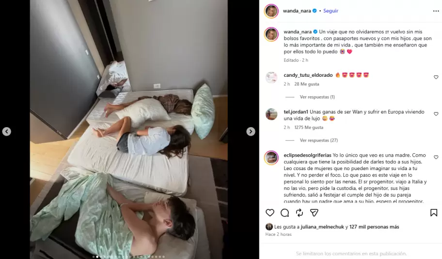 El polémico posteo de Wanda Nara con una indirecta cargada contra Icardi
