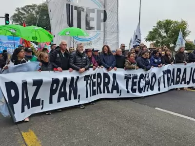 Movimientos sociales, la CGT y las CTA marchar�n de San Cayetano a Plaza de Mayo contra el ajuste