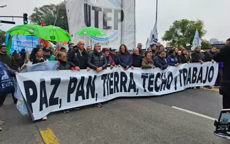 Movimientos sociales, la CGT y las CTA marchar�n de San Cayetano a Plaza de Mayo contra el ajuste