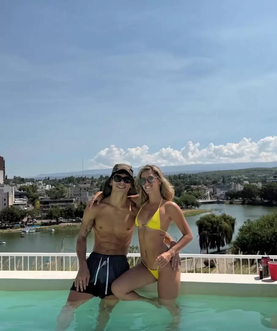 Juli Poggio junto a Fabrizio Maida