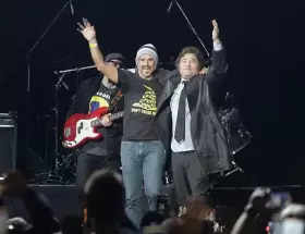 Joaqu�n Benegas Lynch y Javier Milei