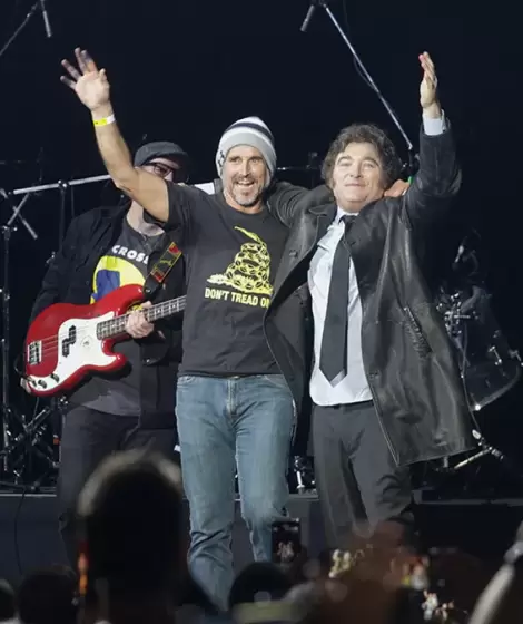 Joaqu�n Benegas Lynch y Javier Milei