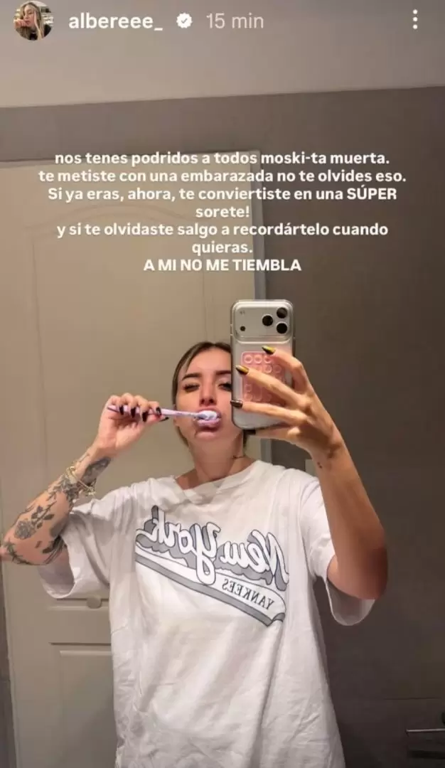 Albere contra Tuli Acosta tras la polémica con La Joaqui