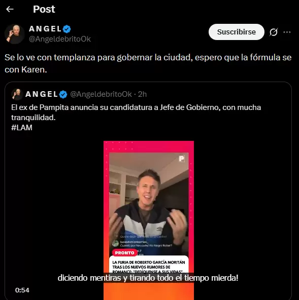 Ángel De Brito dejó en ridículo a Roberto García Moritán