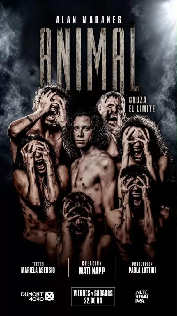 Animal (Cruzá el límite), la última experiencia teatral de Mati Napp.