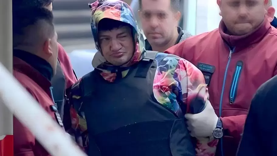 El Pity al momento de su detención