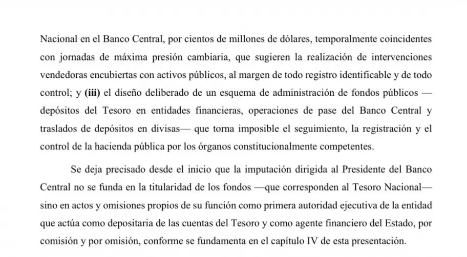 Pagano denunci� penalmente a Caputo y Bausili