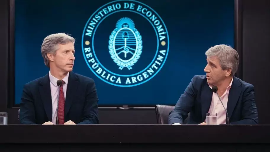 Santiago Bausili y Luis Caputo