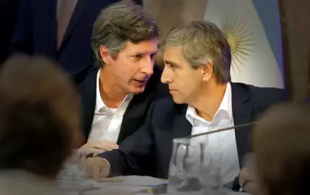 Santiago Bausili y Luis Caputo
