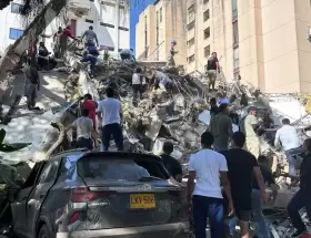 Colombia, bajo los escombros: un terremoto devastador dej� al menos 280 muertos