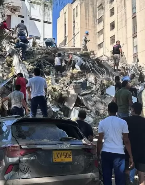 Colombia, bajo los escombros: un terremoto devastador dej� al menos 280 muertos